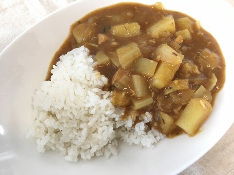 鯖缶で和風カレーライス